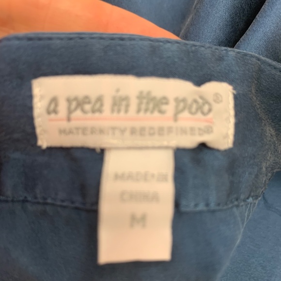 A pea in the pod  silk maternity top - Picture 6 of 8